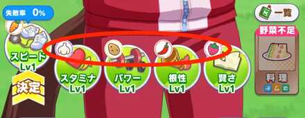 お手入れスタンプ