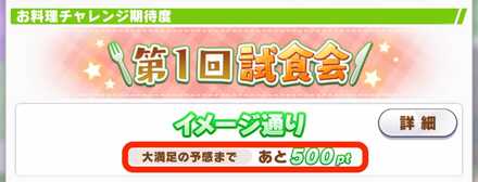 試食会で大満足を目指す