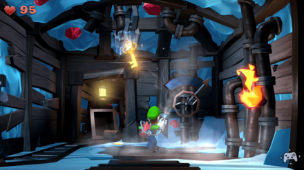 ハンドルを回す