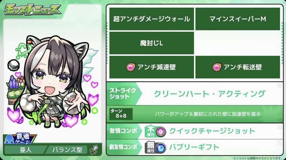 ラクリィ ステータス