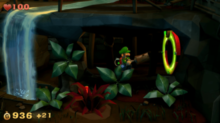 丸太を持ってポータルへ