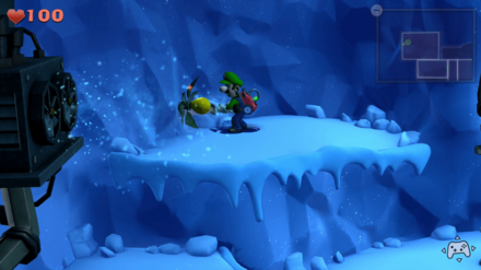 氷河ゾーンの黄色ボヨヨンの実