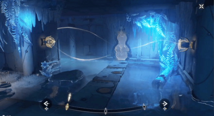 遡流器を一番左に移動させる