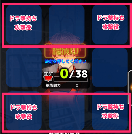 角のモンスターは攻撃する機会が多い