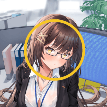 少女廻戦のエレガントメガネのタップする場所