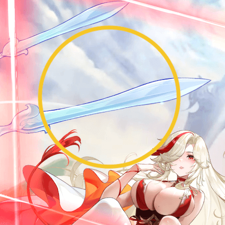 少女廻戦の鬼剣のタップする場所