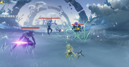 祈りの地の音骸を倒していく