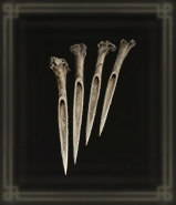 骨の投げ矢画像