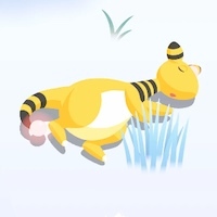 デンリュウの星3寝顔画像