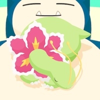 メガニウムの星4寝顔画像