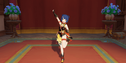 ポーズ：香菱：歓欣鼓舞, size440x40