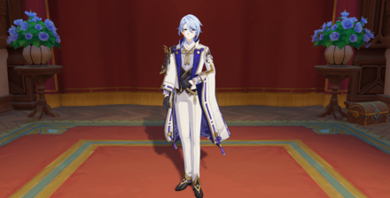 ポーズ：神里綾人：荘厳な立ち姿, size440x40