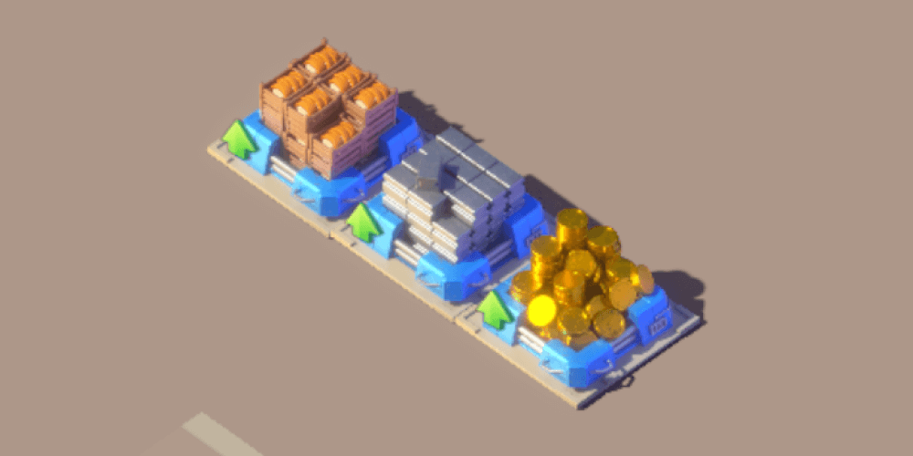 各種資源を敵に奪われないよう保管しておける施設