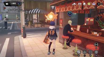 ラーメン屋にいるエリス