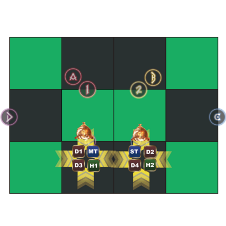 雷トライスカージの炎デバフ発動