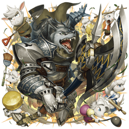 オセロニアの［一斉突撃］ヴォルフと小山羊の画像