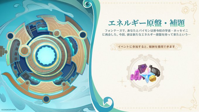 エネルギー原盤・補題