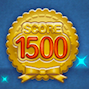 1500万スコア達成ピンズ