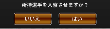 確認画面で「はい」を選択