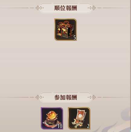 ターン終了後に報酬を獲得