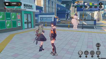 ルミナスクエアの地下鉄駅前の画像