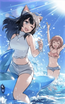 太陽にも負けない笑顔の画像