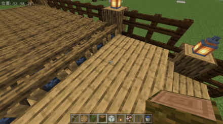 焚き火を利用した橋