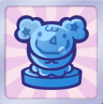 あおワイルドさんの像