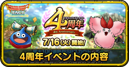 4周年イベントの内容