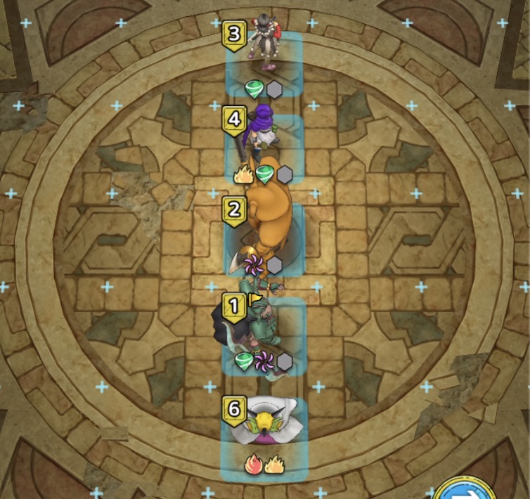 敵の特技種類無効に対応した初期配置を意識する