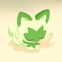 ニャオハの星4寝顔画像