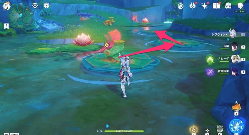 ③紙カエルの幅跳び4