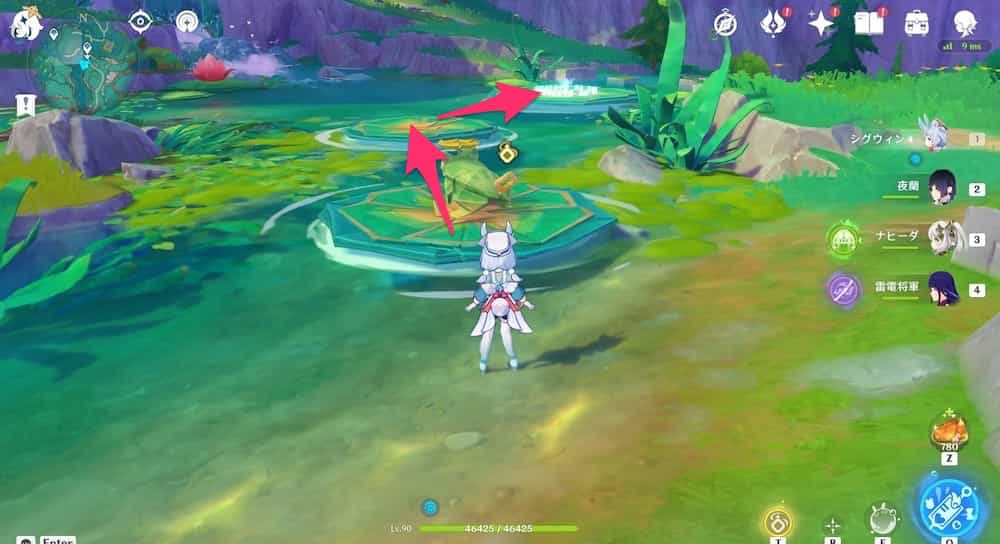 紙カエルの幅跳び1