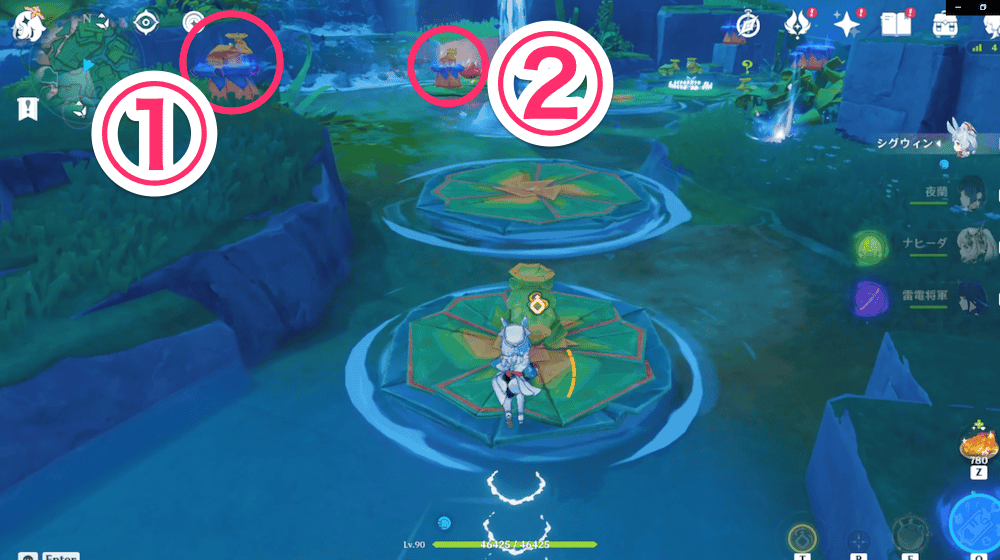 紙カエルの幅跳び5