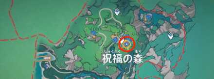 ハスの葉と森の答えのマップ