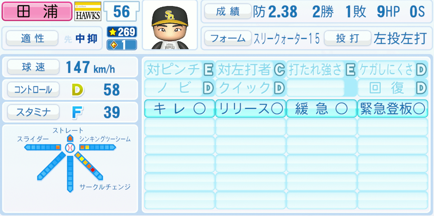 田浦文丸のステータス画像