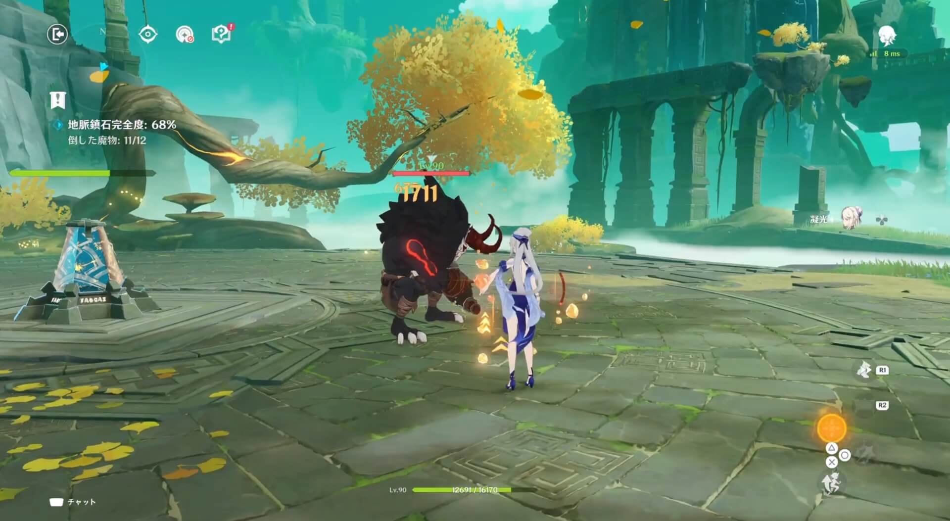 ヒルチャール暴徒・斧はタゲを取ろう