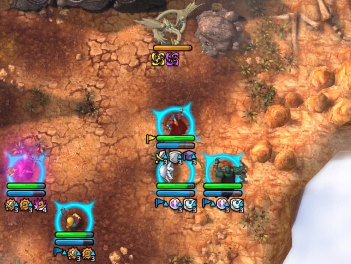 グレイナルの息威力が上がってる間は全員を守らない