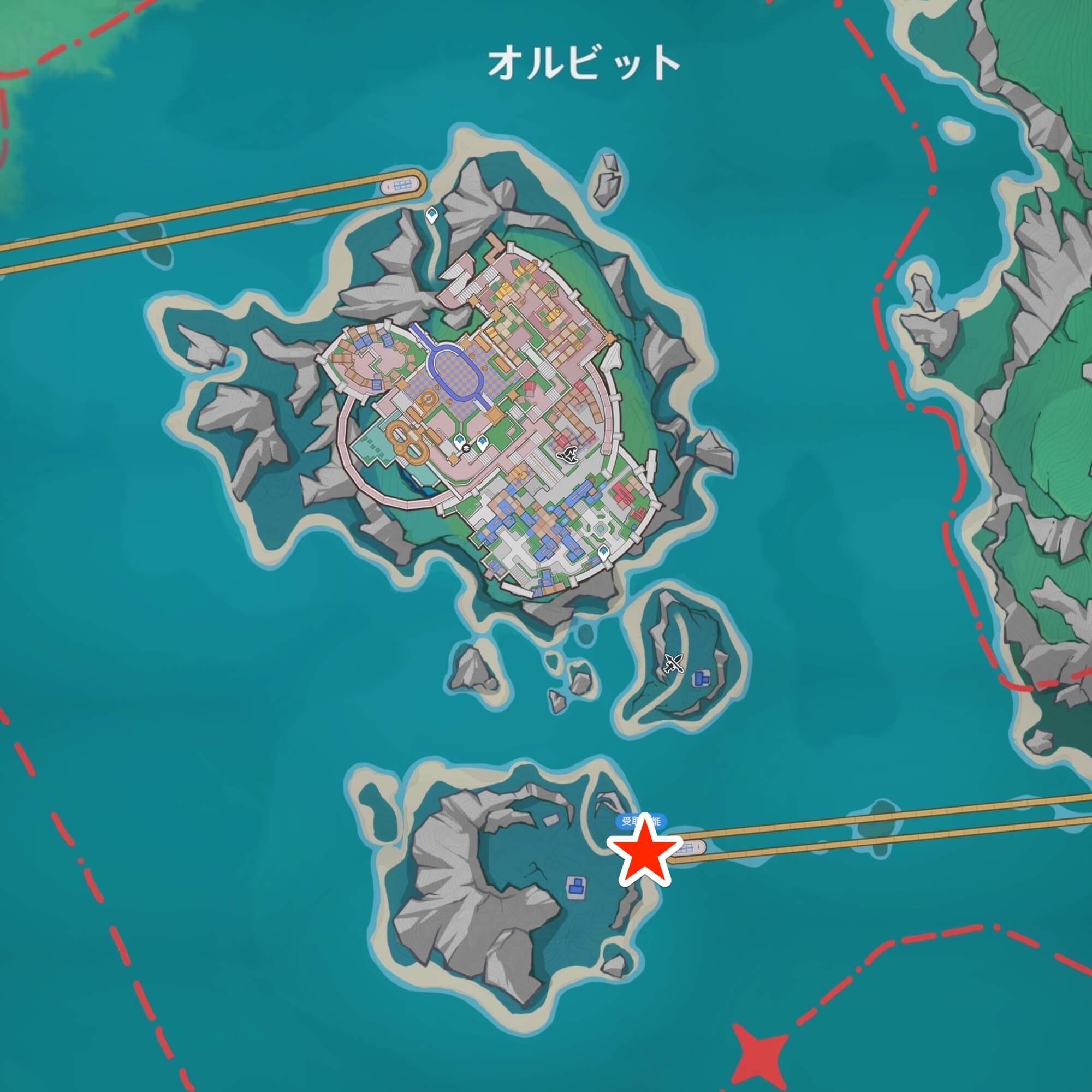 ナレーションの補足の場所