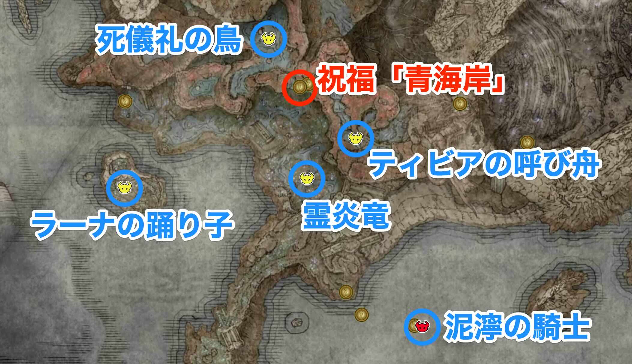 青海岸付近のボス