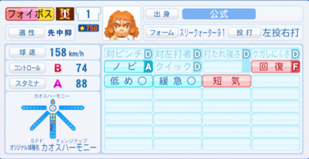 フォイボスのステータス画像