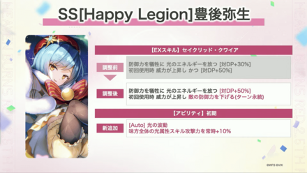 2.5周年の上方修正内容