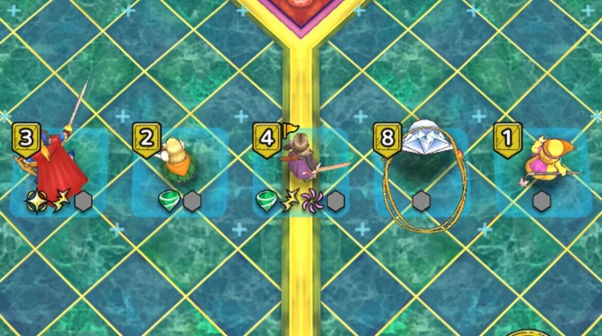 チャモロは端に配置しておく