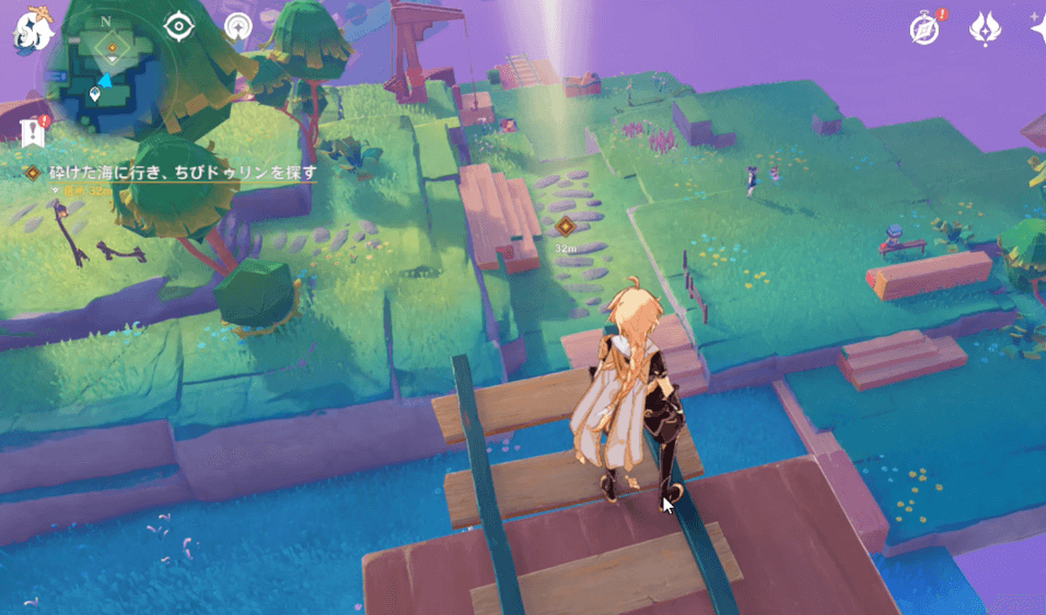 砕けた海に行く