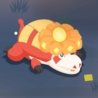 アチゲータの星1寝顔画像