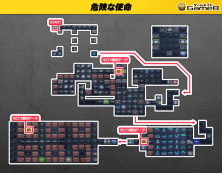 危険な使命全体マップ