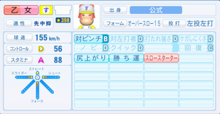 乙女のステータス画像