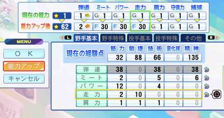 基礎ステータスは頻繁に振り分ける