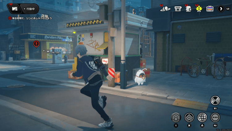 深夜の六分街ニューススタンド裏