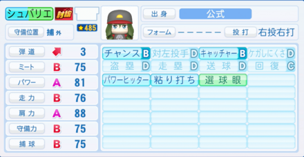 シュバリエのステータス画像